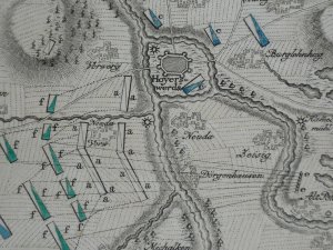 Hoyerswerda, map, anno 1760