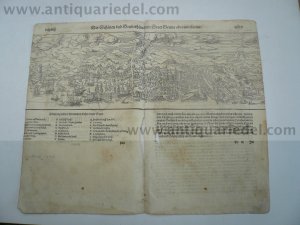 Genua, anno 1580, Holzschnitt, Sebastian Münster