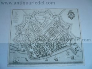 Emden, anno 1647, Merian Matthäus, Topographia Westphaliae, Voge