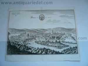 Hann Münden, anno 1650, Panorama, Merian Matthäus