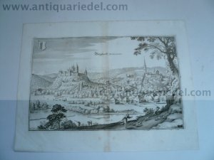 Burgdorf, anno 1650, Merian Matthäus, Kupferstich