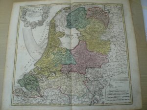 Belgium Foederatum, Hollandia,anno 1748, Homann Heirs