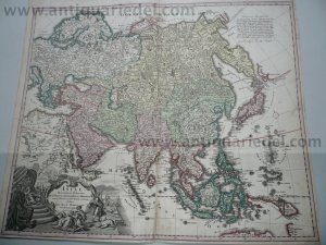 Asiae,generalmap,anno 1720, Homann