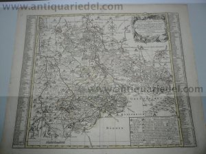 Saxony, map, Schenk P., anno 1760