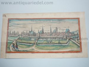 Stade an der Elbe, Braun Hogenberg, anno 1580