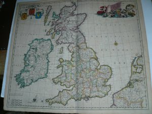 GB-Generalmap,anno 1680, F.de Wit, old colours