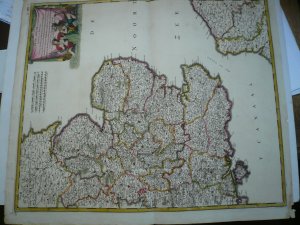 England-east,anno 1680, F de Wit, old colours