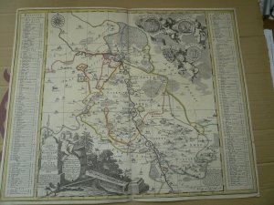 Wurzen,Düben,Eilenburg,anno 1758, map, Schenk P.