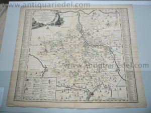 Bitterfeld,Delitzsch,map,anno 1758, Schenk P