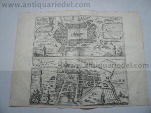 Heide/Meldorf,anno 1598, Braun Hogenberg