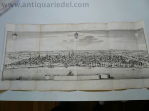 Bordeaux, fine panorama, anno 1650, big size