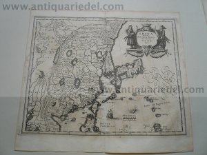 China/Japan, anno 1646, map Merian Matthäus