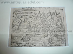 Belgrad, anno 1570, Sebastian Münster, woodcut