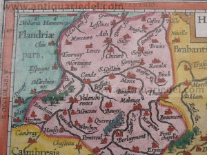 Hannonia, anno 1600, Ortelius, Atlas minor