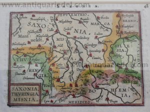 Saxony,anno 1600, Ortelius Abraham