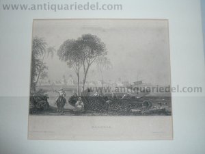 Jakarta (Batavia) anno 1850, steelengraving