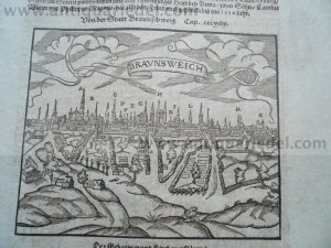 Braunschweig, anno 1610, Münster S., woodcut