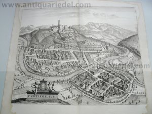 Cortemilia, Piedmont, anno 1682 Blaeu J., townbooks