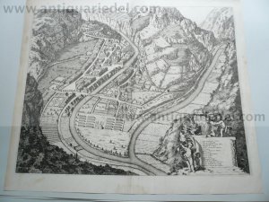 Moutiers, anno 1682, Blaeu townbook