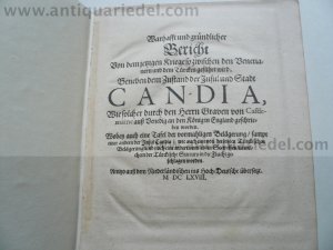 Crete/Candia,20 year battle, Palmer, anno 1668