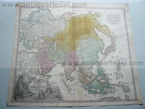 Asia,Japan,Australia,anno 1720, Homann J.B.