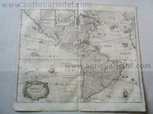 America, generalmap, anno 1646, Merian M