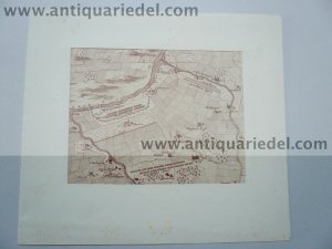 Dillingen/Lauingen, anno 1703, map, Danube