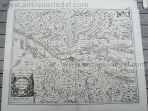 Alsace/Argentoratense, map, anno 1640, Janssonius, german editio