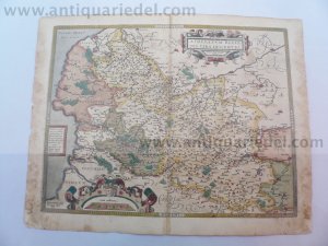 Artois/Atrebatum,anno 1603, Ortelius A., old colours