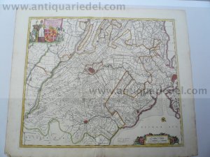 Utrecht, map, anno 1690, Danckerts J.