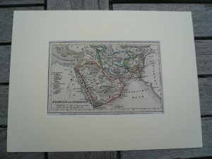 Persia/Arabia map, anno 1850, Passepartout