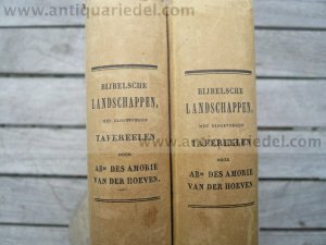 Bijbelsche landschappen,2vols,1854-1855, 96 engravings