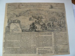 Salvador da Bahia, Merian anno 1624, captured by dutch fleet