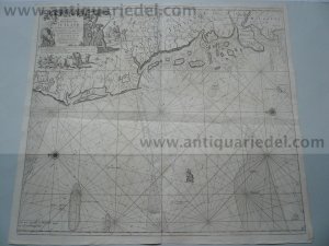 Jutland/North Frisian Islands, anno 1715, Van Keulen, map