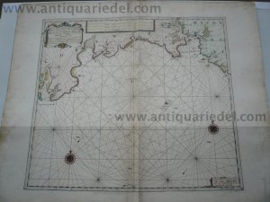 Cornwall, map anno 1715, van Keulen