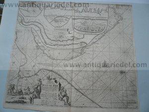 antiquarisches Buch – Keulen Johannes van 1654-1715 – White Sea/Kola, map anno 1715, J. van Keulen