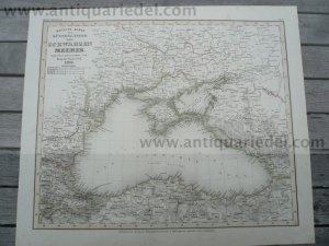 Black Sea, map, anno 1845