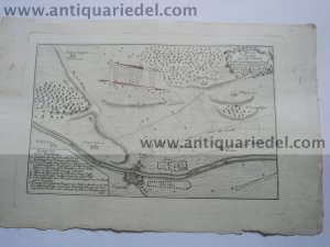 Kassel Battle of 1758, map, edited 1765