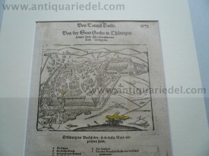 Gotha, anno 1610, woodcut, Münster S.