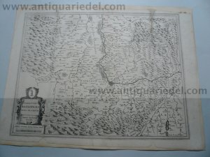 Basiliensis territory, map, anno 1640, Janssonius Jan