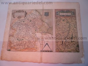 Biturigum/Limaniae, anno 1603, Ortelius A., contemporary coloure