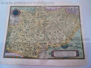 Burgundiae Comitatus, 1592, map, Ortelius A.