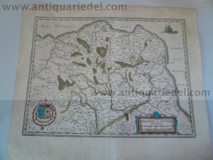 Bolonia/Guines, map, Hondius, anno 1630