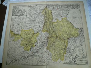 Gelderland-Zutphaniae, map, anno 1690, F. de Wit, publishers col