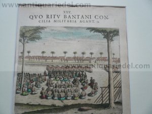 Indonesia, military council, Th.de Bry anno 1612