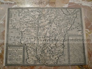 Abyssinorum, map, anno 1600, Bussemacher/Quad, scarce