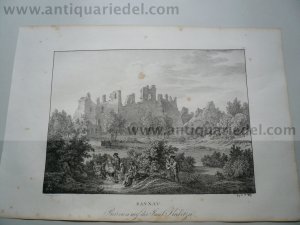 Bannat, Kulitza, Danube, anno 1825, Lithograph, Kunike A.