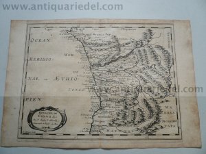 Angola/Congo, anno 1660, Sanson N., map