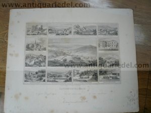 Bad Schwalbach, Souvenirblatt, anno 1850