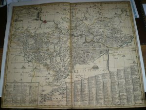 Erzgebirge/Dresden/meissn.Kreis, anno 1760, Schenk, Kupferkarte